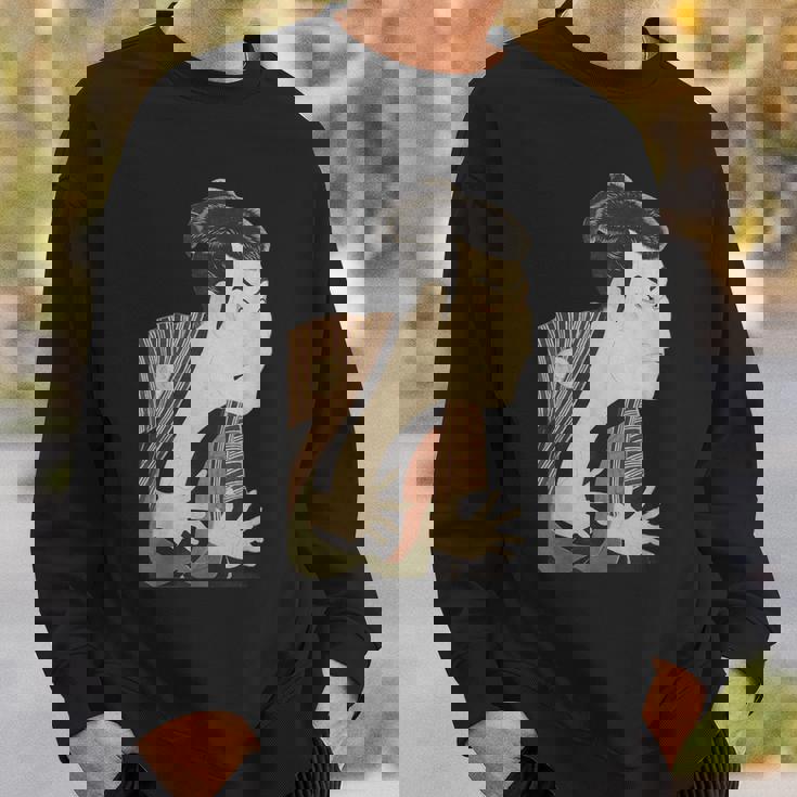 浮世絵 写楽 日本人俳優 大谷鬼治 レトロプリントシャツ スウェットシャツ 彼への贈り物