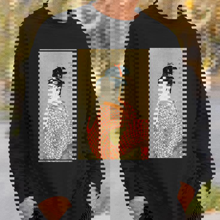 浮世絵デザイン『喜多川歌麿』アート 美術 日本画 グッズ スウェットシャツ 彼への贈り物