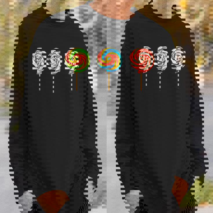 渦巻きロリポップ スウェットシャツ 彼への贈り物