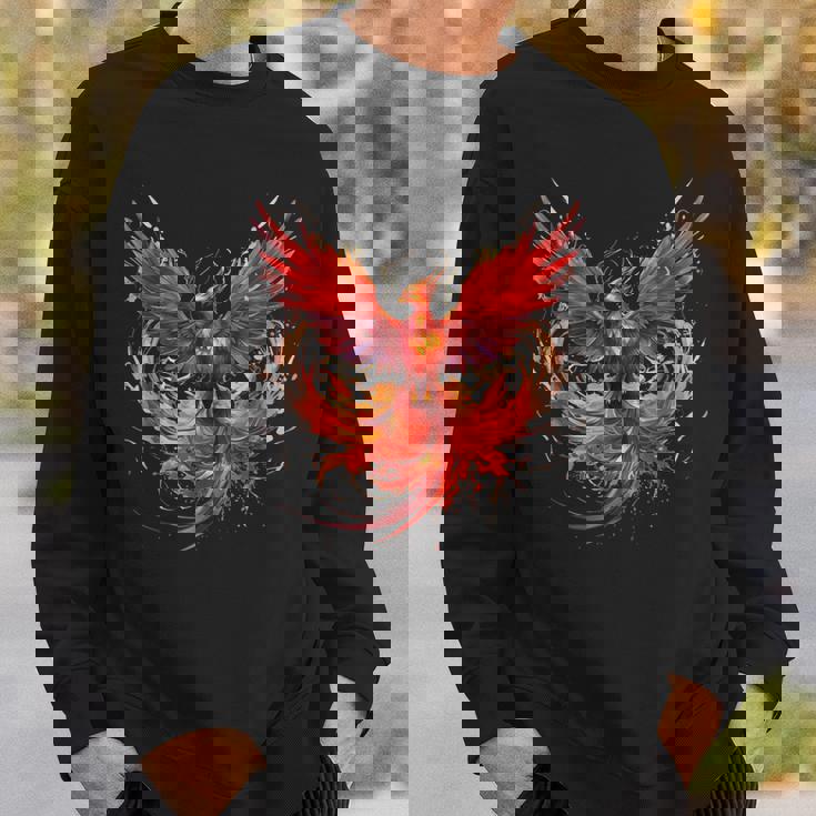 炎 フェニックス 鳥 若返り 神話 鳥 鳳凰 ライジング スウェットシャツ 彼への贈り物