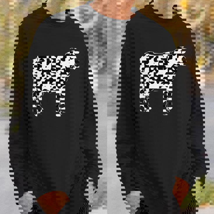 牛柄の服 牛柄 スウェットシャツ 彼への贈り物