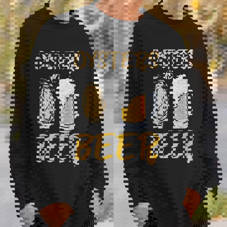 牡蠣とビール スウェットシャツ 彼への贈り物