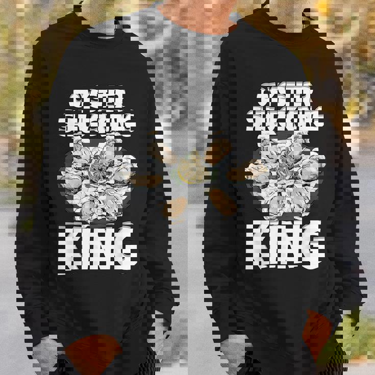 牡蠣を喰わせる王の牡蠣 スウェットシャツ 彼への贈り物