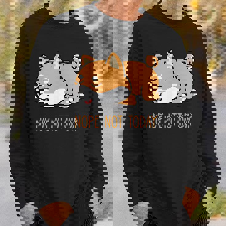 犬 おもしろ 明日から本気出すから 可愛い 柴犬 シバイヌ 豆柴 マメシバ 小豆柴 スウェットシャツ 彼への贈り物