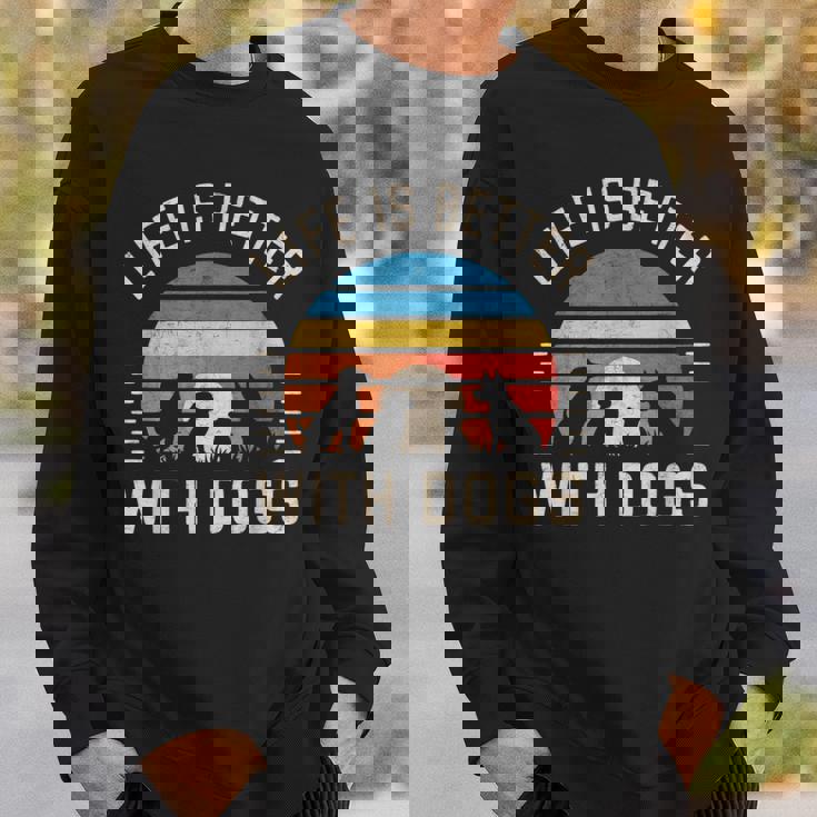 犬と一緒に暮らすのは スウェットシャツ 彼への贈り物