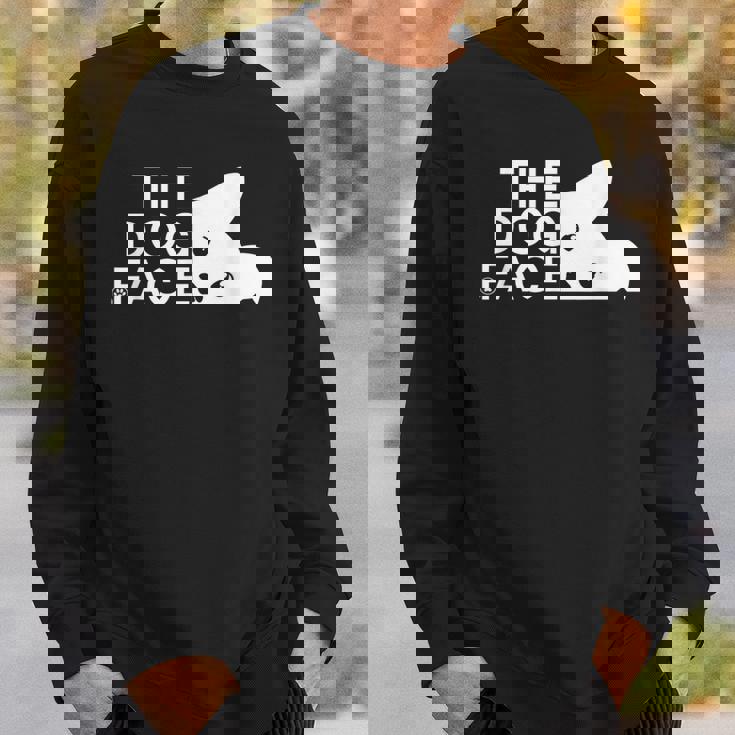 犬の顔のデザイン The Dog Face スウェットシャツ 彼への贈り物