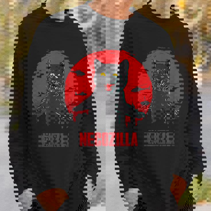 猫 おもしろ ねこ ジョーク 面白い 映画 パロディ スウェットシャツ 彼への贈り物