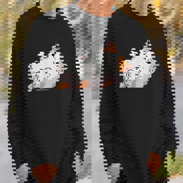 猫のへそ天 Cat Belly Trap スウェットシャツ 彼への贈り物