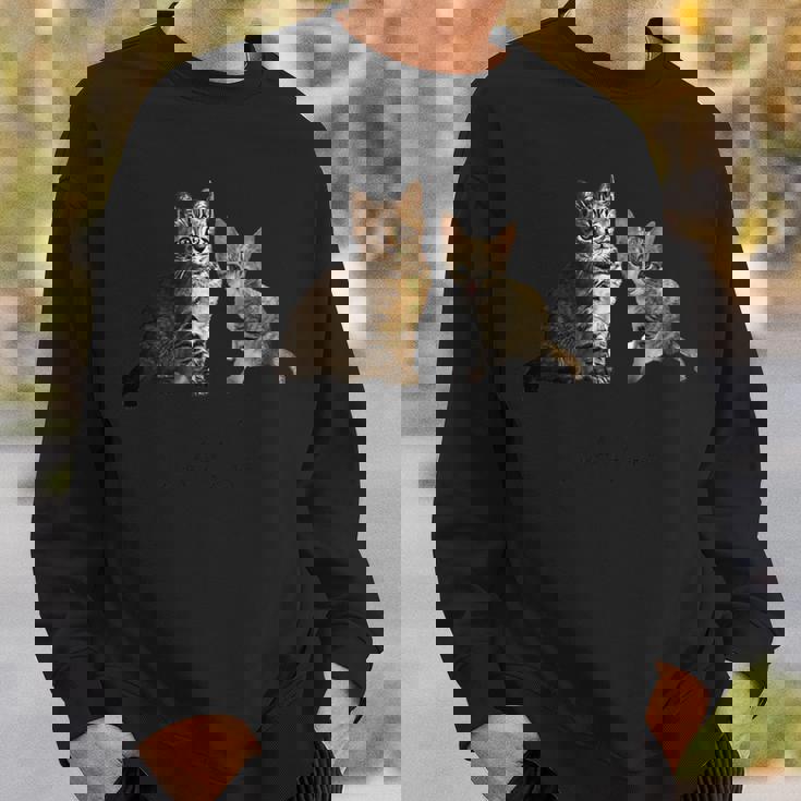 猫のルルとララ スウェットシャツ 彼への贈り物