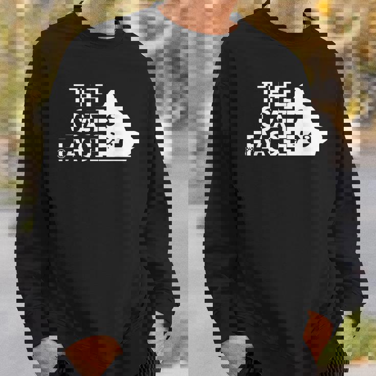 猫の顔 猫デザイン スウェットシャツ 彼への贈り物