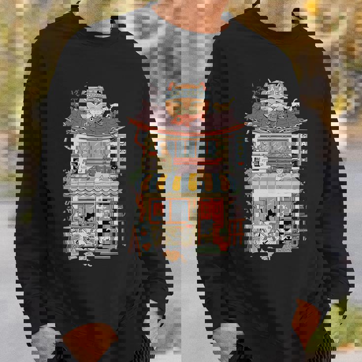 猫カフェ スウェットシャツ 彼への贈り物