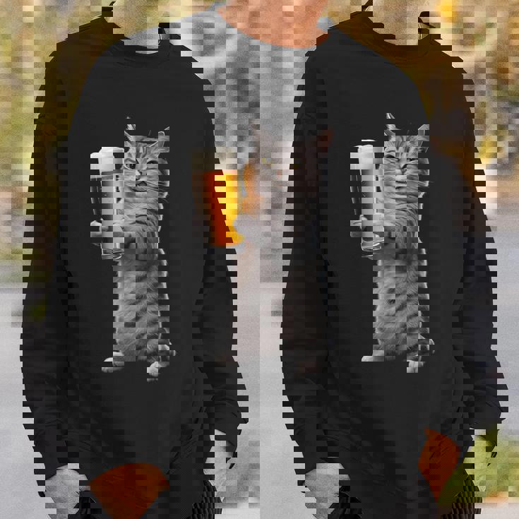 猫ビール スウェットシャツ 彼への贈り物