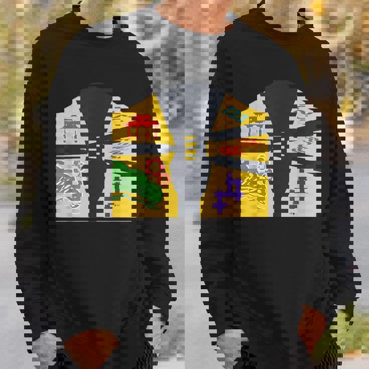 琉球備形沖縄沖縄内南朱型 三線 スウェットシャツ 彼への贈り物