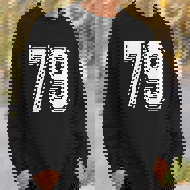 番号 79インチ ホワイト スウェットシャツ 彼への贈り物