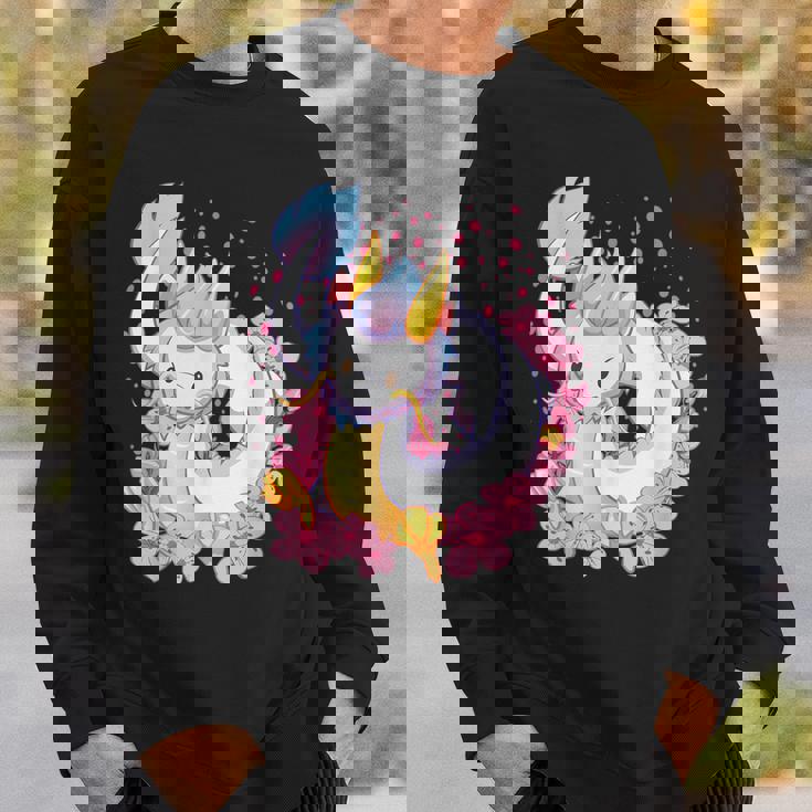 白 アニメ ドラゴン 美的 カワイイ スウェットシャツ 彼への贈り物