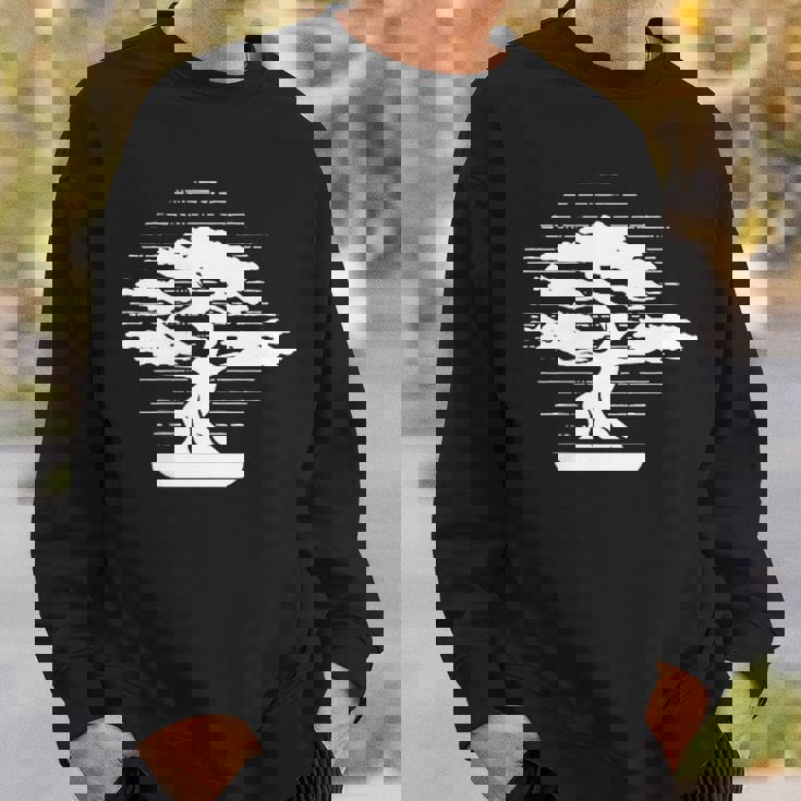 盆栽ロゴエンブレム 盆栽ポット ペンジン 屋内盆栽盆栽 スウェットシャツ 彼への贈り物