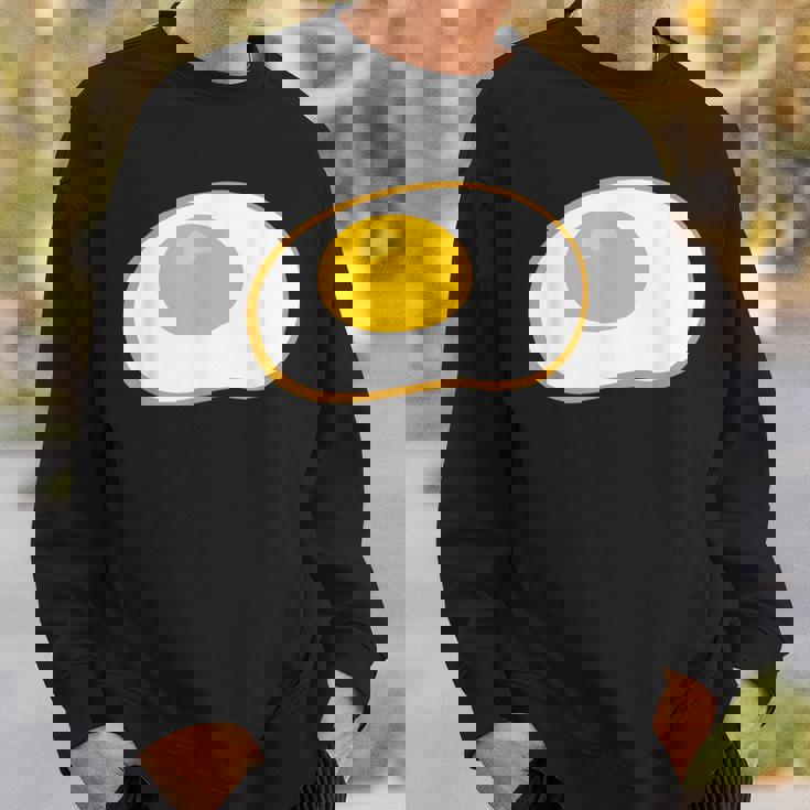 目玉焼き 漫画 カワイイ オタク ブランチ 料理 面白い スウェットシャツ 彼への贈り物