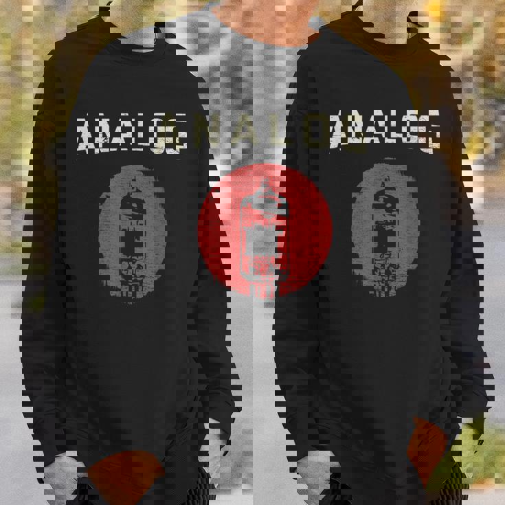 真空管 アンプ アナログ ヴィンテージ レトロ 80年代 スウェットシャツ 彼への贈り物