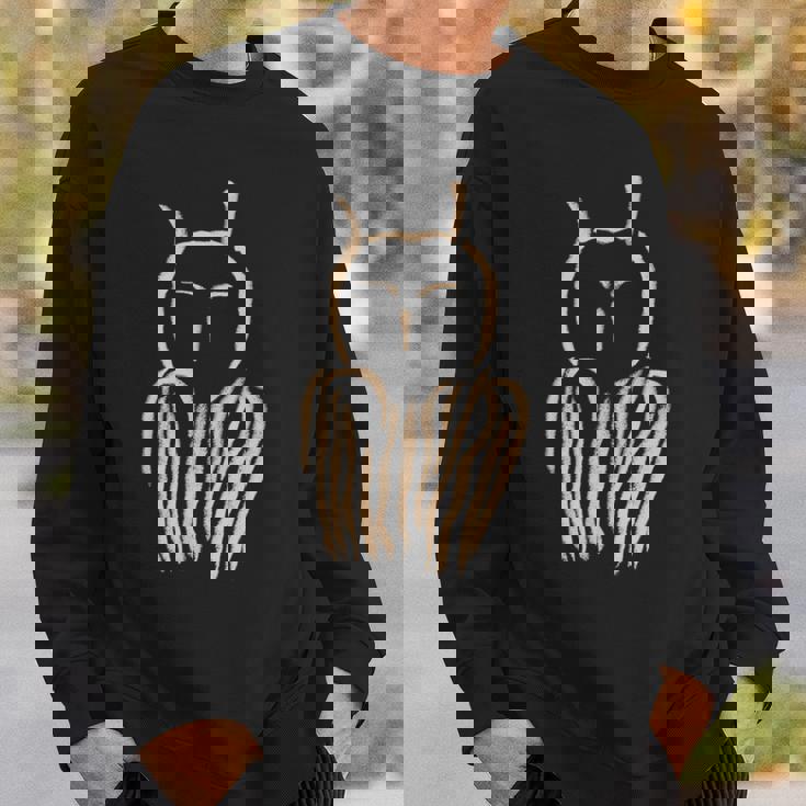 石器時代の洞窟壁画 フクロウの洞窟壁画 洞窟壁画 洞窟壁画 スウェットシャツ 彼への贈り物