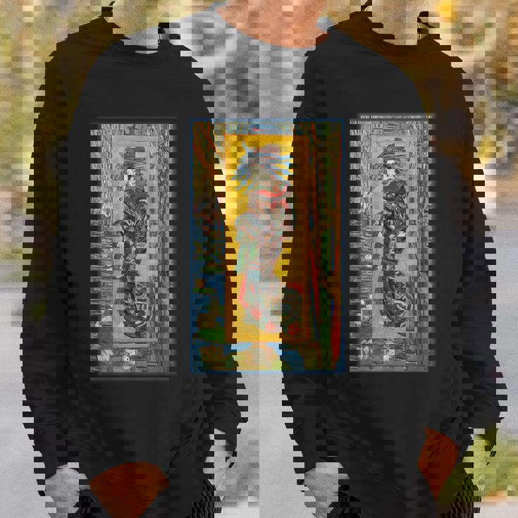 礼儀ヴァンゴッホ日本美術印象派絵画日本 スウェットシャツ 彼への贈り物