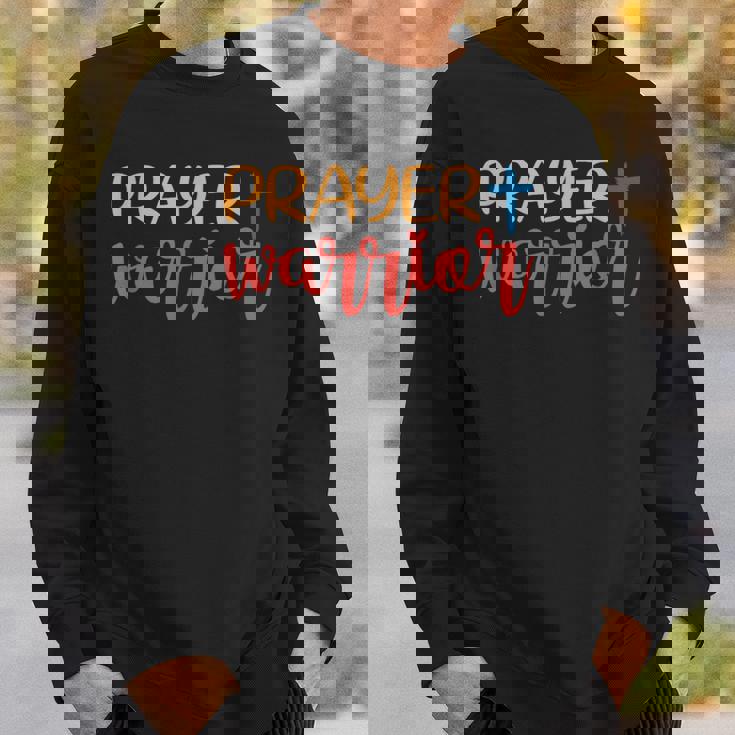 祈り 戦士 神 信仰 イエス スウェットシャツ 彼への贈り物