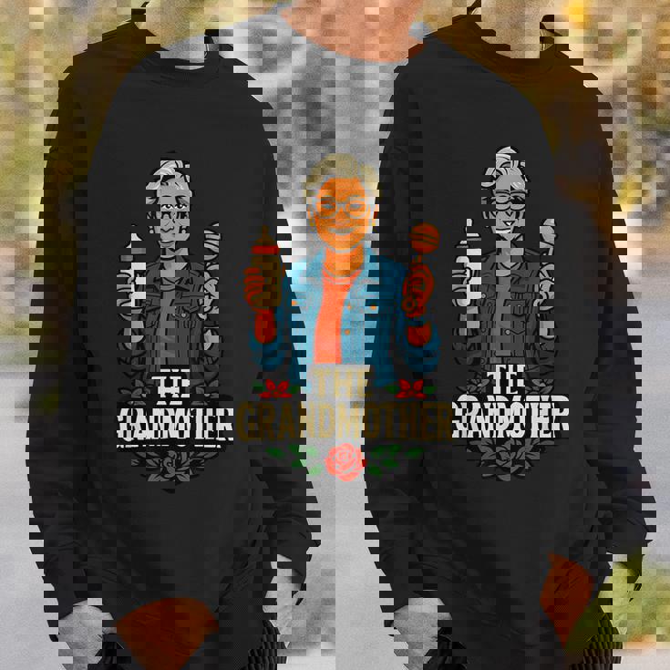 祖母のおばあちゃんのおばあちゃんのおもしろいデザイン スウェットシャツ 彼への贈り物