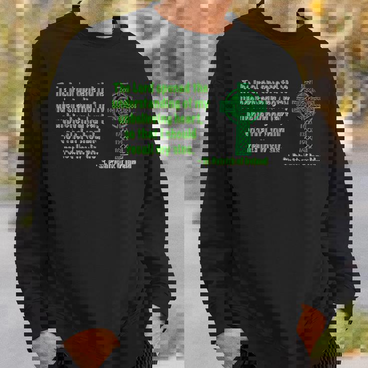 私の信じられない心の理解 聖パトリック スウェットシャツ 彼への贈り物