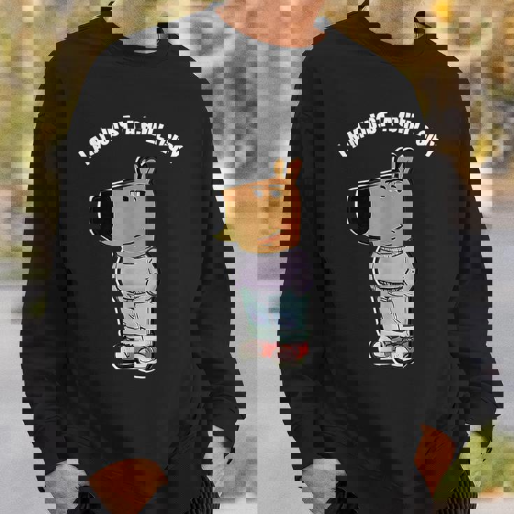 私の新しいキャラクターはチル・ガイ・ファニー・アイ・アム・ア・チル・ガイ スウェットシャツ 彼への贈り物