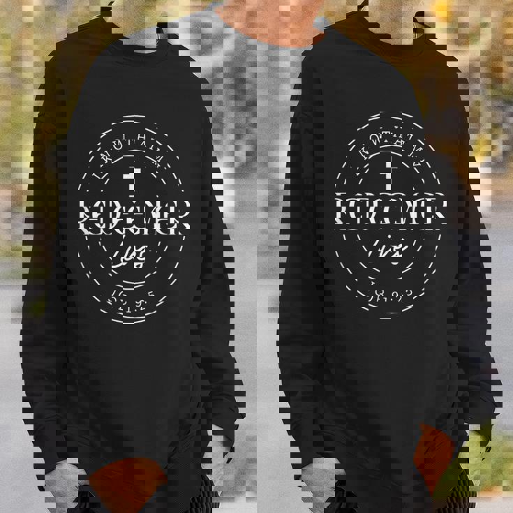 私の贖い主は生きておられる ヨブ記 聖書の言葉 スウェットシャツ 彼への贈り物