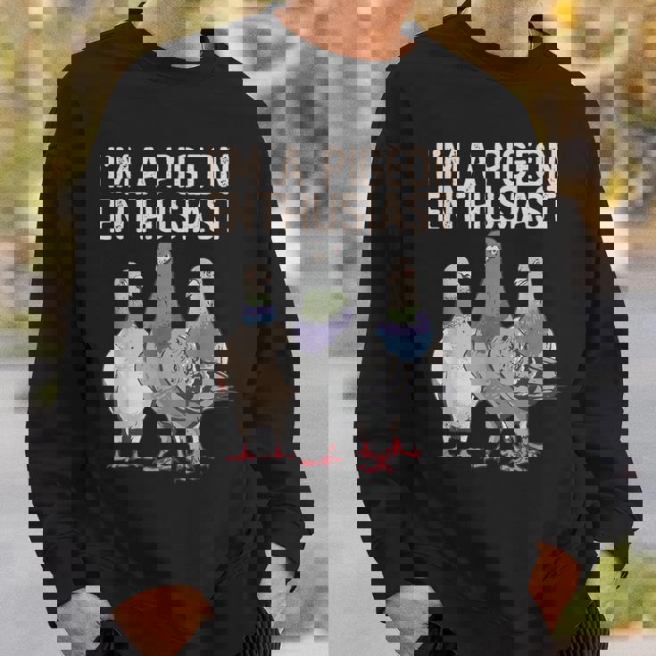 私はハト愛好家ですハト好き スウェットシャツ 彼への贈り物