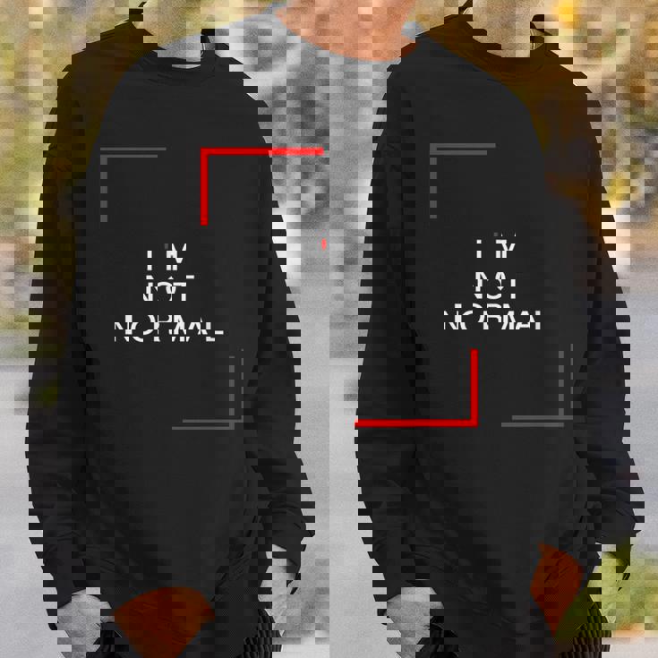 私は普通じゃない スウェットシャツ 彼への贈り物