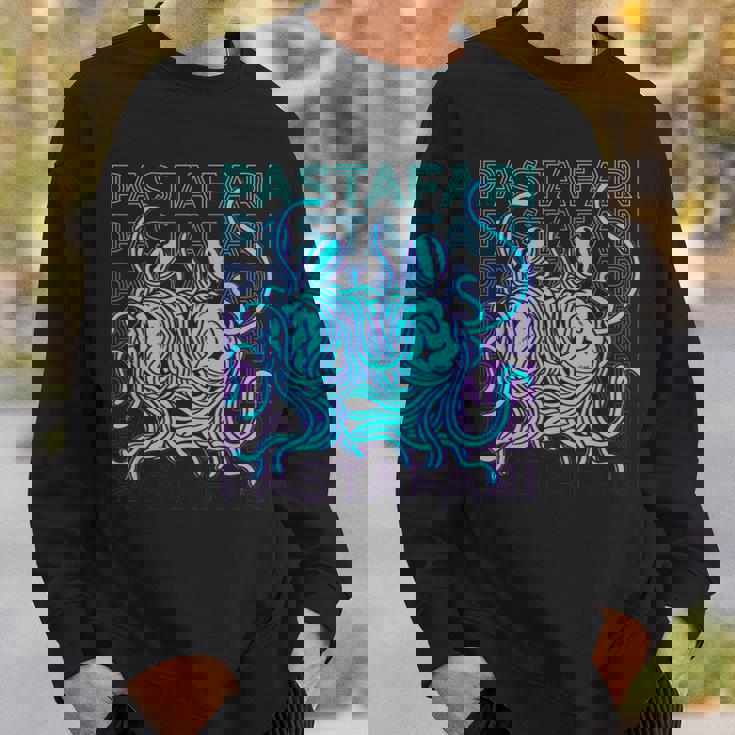 空飛ぶスパゲッティ モンスター パスタファリ パスタファリズム Fsm レトロ スウェットシャツ 彼への贈り物