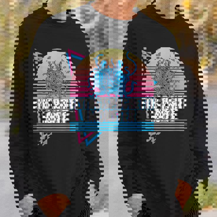 空飛ぶスパゲッティモンスター パスタファリ Fsm 無神論者 レトロ スウェットシャツ 彼への贈り物