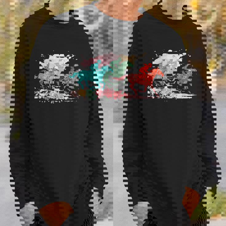 競馬 乗馬 トラックレース ロデオ 乗馬 ライダー スウェットシャツ 彼への贈り物