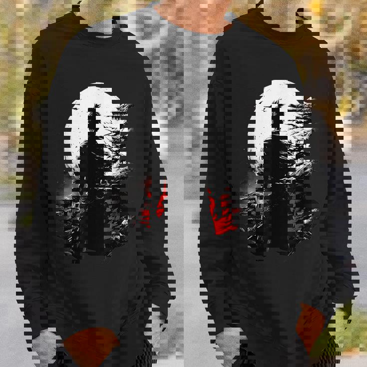 筒垣 ステンシル 染付 日本 美術 ギフト おもしろ スウェットシャツ 彼への贈り物