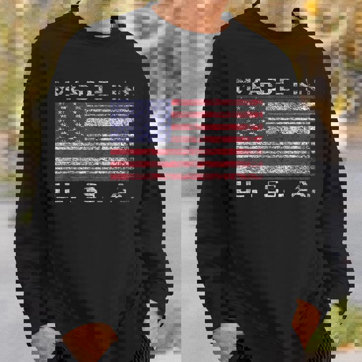 米国製 星条旗 星条旗 カラー スウェットシャツ 彼への贈り物