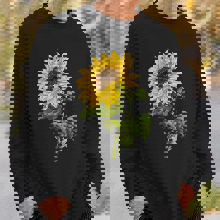 素敵なかわいいヒマワリの植物の花のアートワーク スウェットシャツ 彼への贈り物