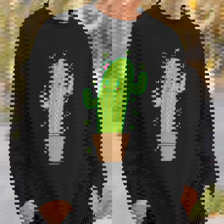 素敵なムードのサボテン スウェットシャツ 彼への贈り物