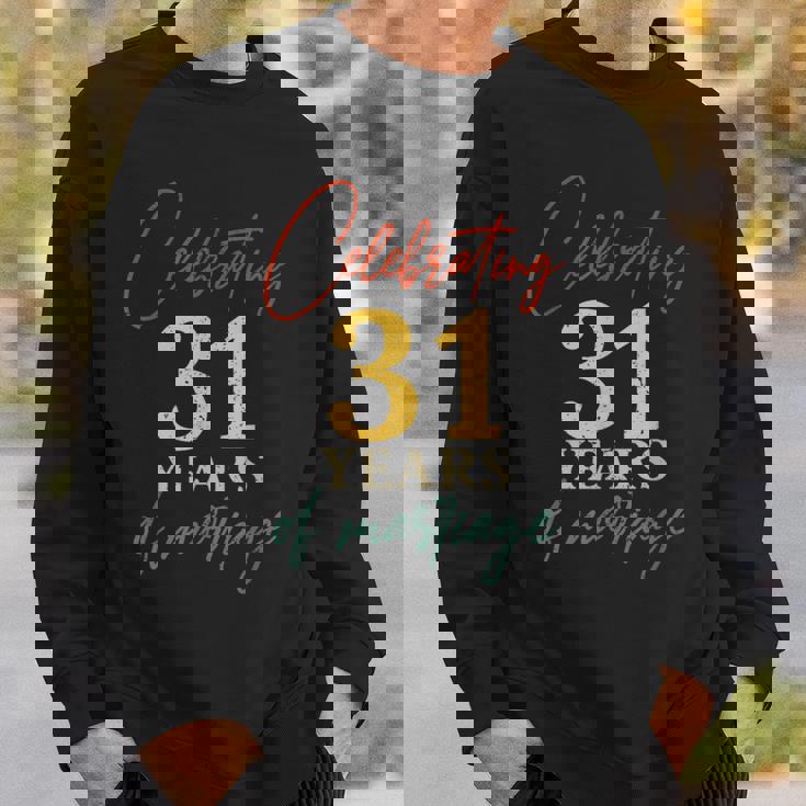 結婚31周年を祝う 結婚31周年 スウェットシャツ 彼への贈り物