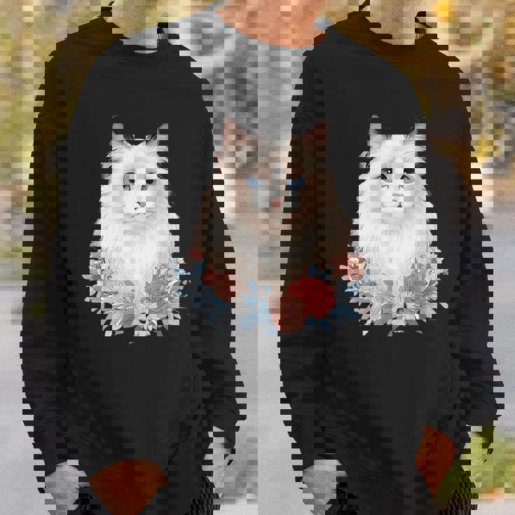 美しいラグドール猫 スウェットシャツ 彼への贈り物
