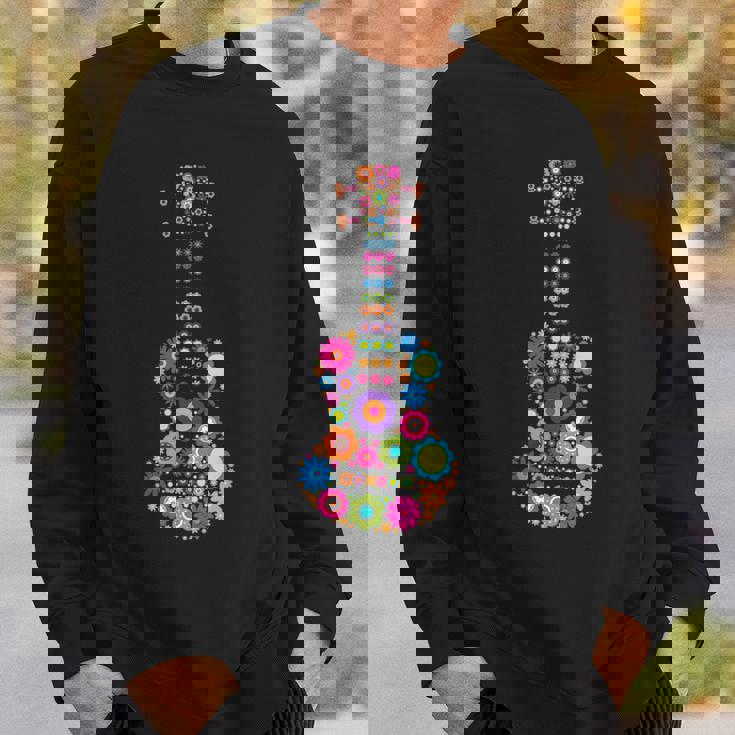 美しい花の4弦ウクレレ楽器 スウェットシャツ 彼への贈り物