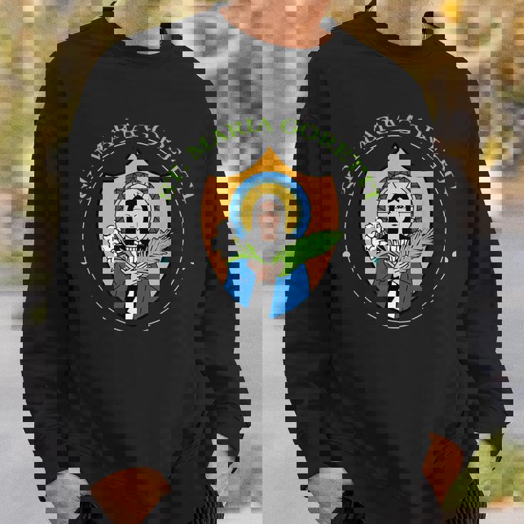 聖マリア・ゴレッティ リリー・セインツ カトリック ガールズ ピュリティ スウェットシャツ 彼への贈り物