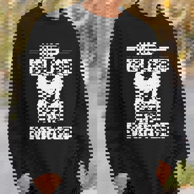 股関節置換術を受け入れた人生 股関節置換手術 スウェットシャツ 彼への贈り物