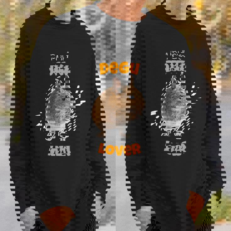 自慢のデグー好き スウェットシャツ 彼への贈り物