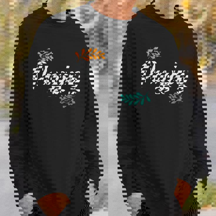 自然と環境のプログ スウェットシャツ 彼への贈り物