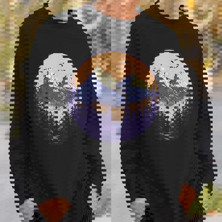 自然の中でのハイキング、ハイキング スウェットシャツ 彼への贈り物