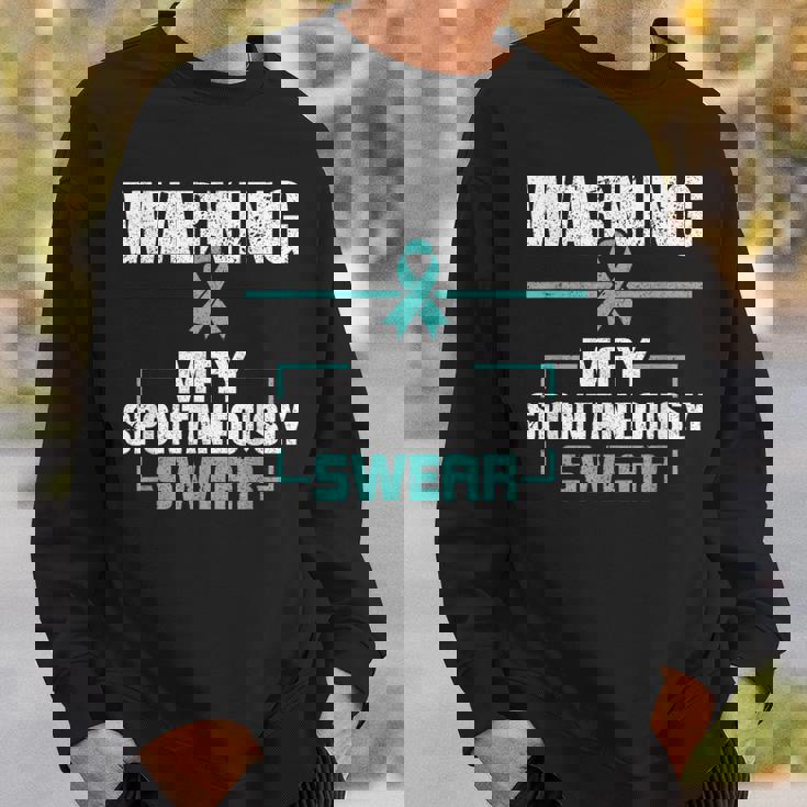 自発的に誓う可能性があります トゥレット症候群啓発 スウェットシャツ 彼への贈り物