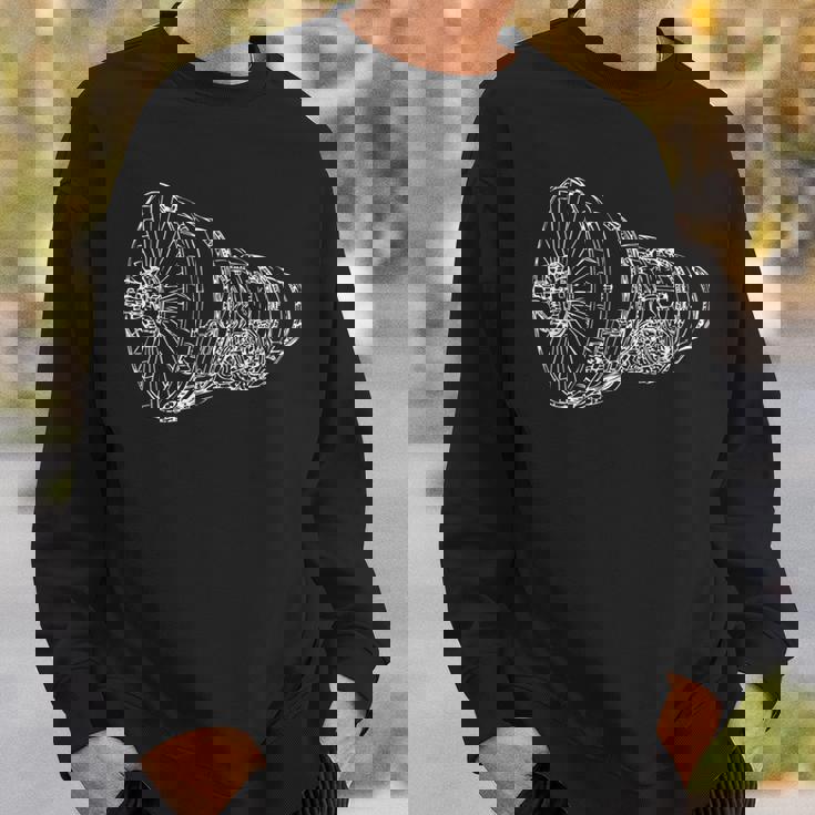 航空機 ジェットエンジン 飛行機 スウェットシャツ 彼への贈り物