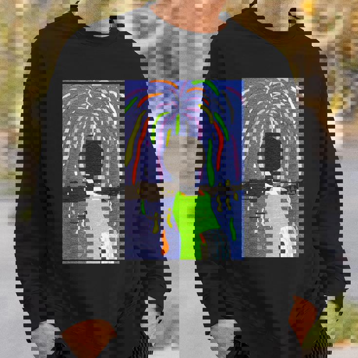 花火 竹久夢二 大正４年 １９１５年 作 スウェットシャツ 彼への贈り物