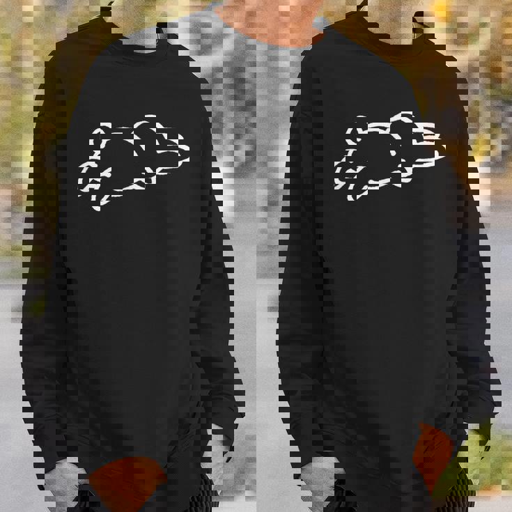 落ちたウサギ スウェットシャツ 彼への贈り物